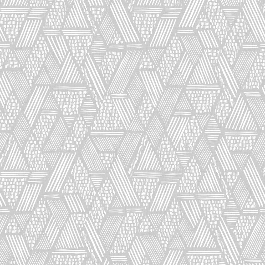 Superfresco Easy Ethnic Grey & White Stitch Wallpaper