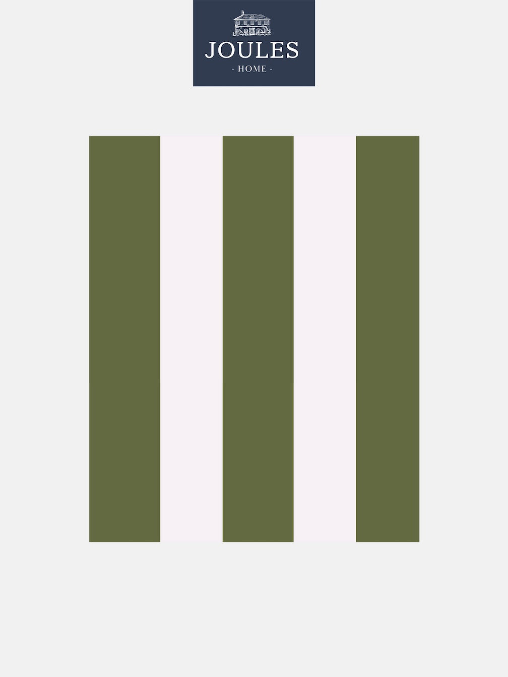 Joules Harborough Stripe Olive Green Wallpaper