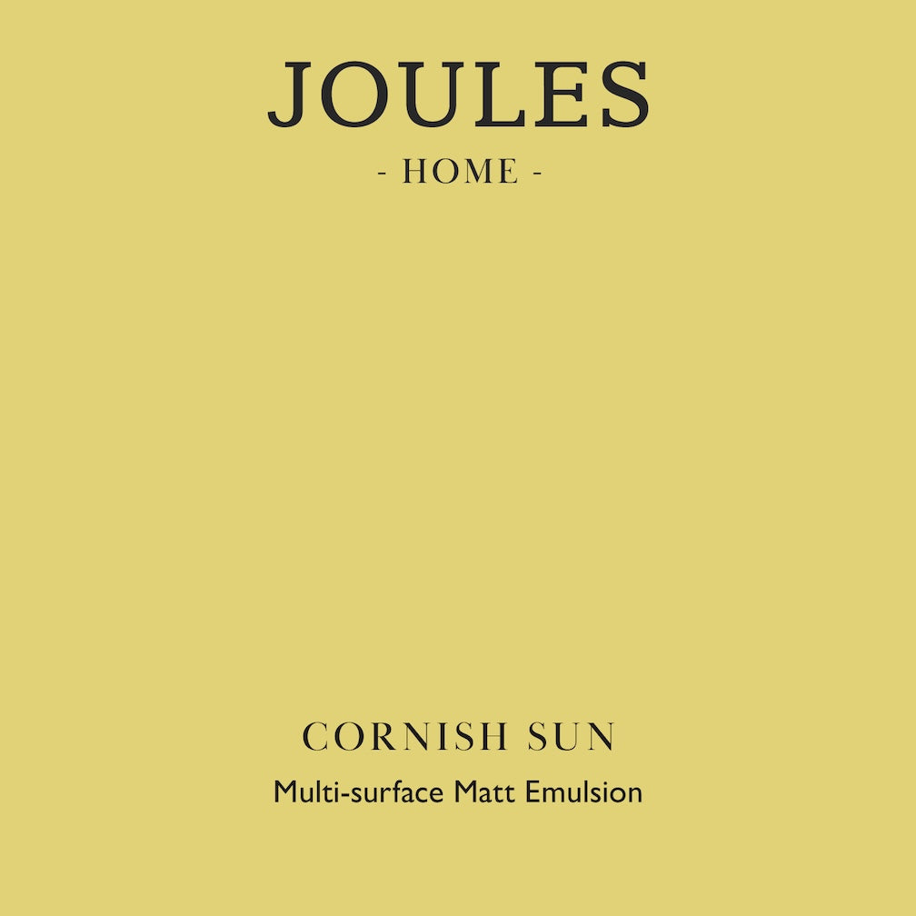 Joules Cornish Sun Yellow Multi Surface Matt Emulsion Paint 2.5L