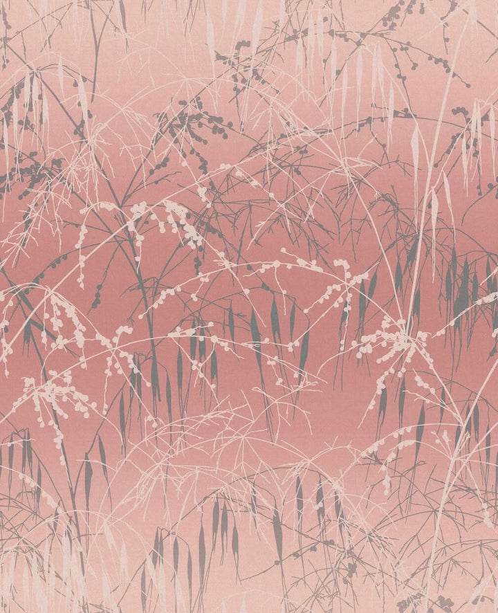 Clarissa Hulse Meadow Grass Shell & Pewter Wallpaper
