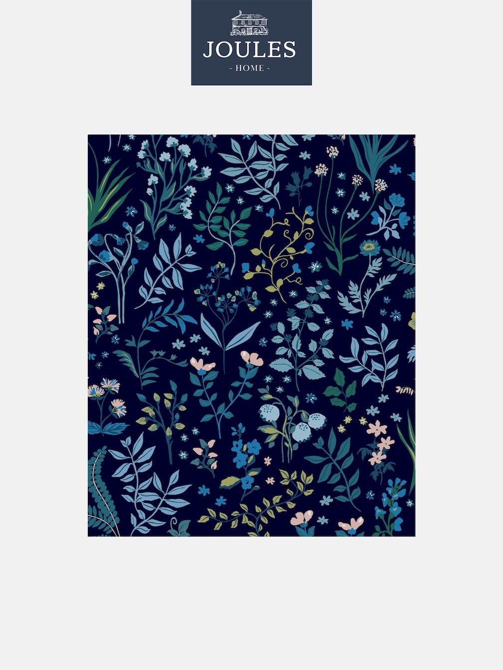 Joules Holcombe Floral Navy Wallpaper
