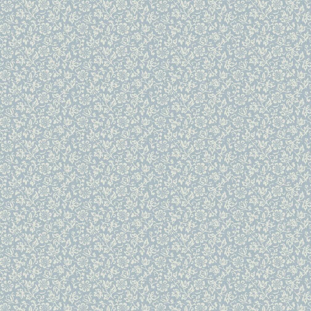 Laura Ashley Sweet Alyssum Pale Seaspray Blue Wallpaper
