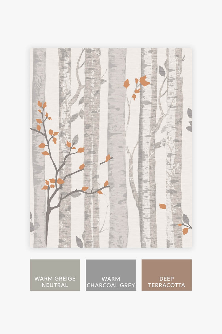 Next Woodland Grey Wallpaper