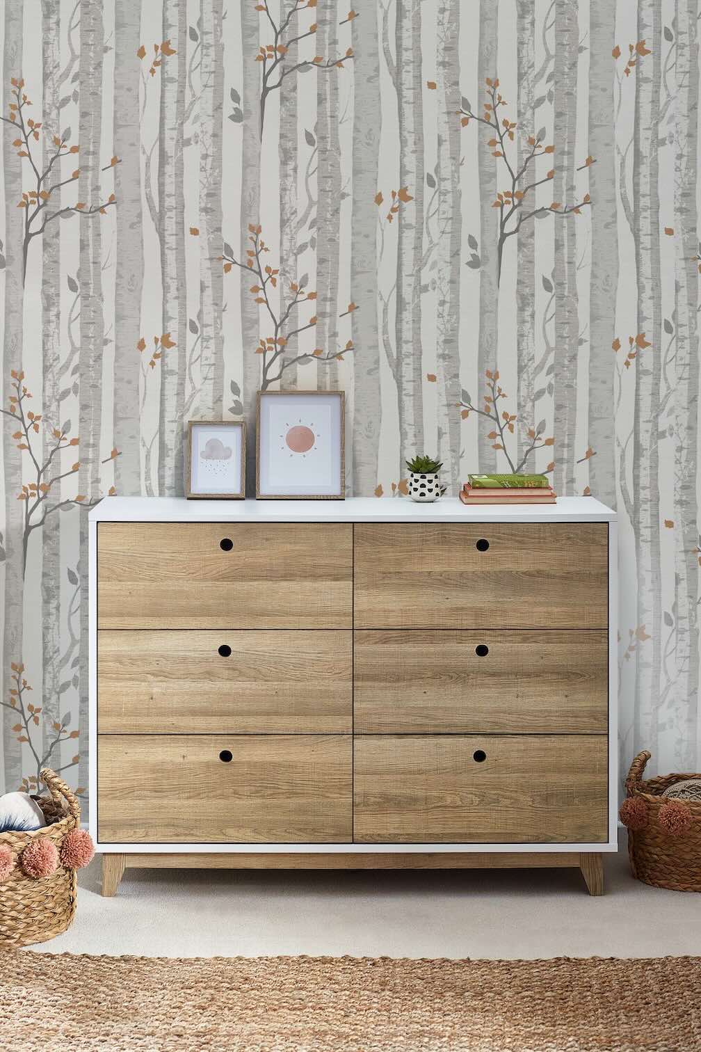 Next Woodland Grey Wallpaper