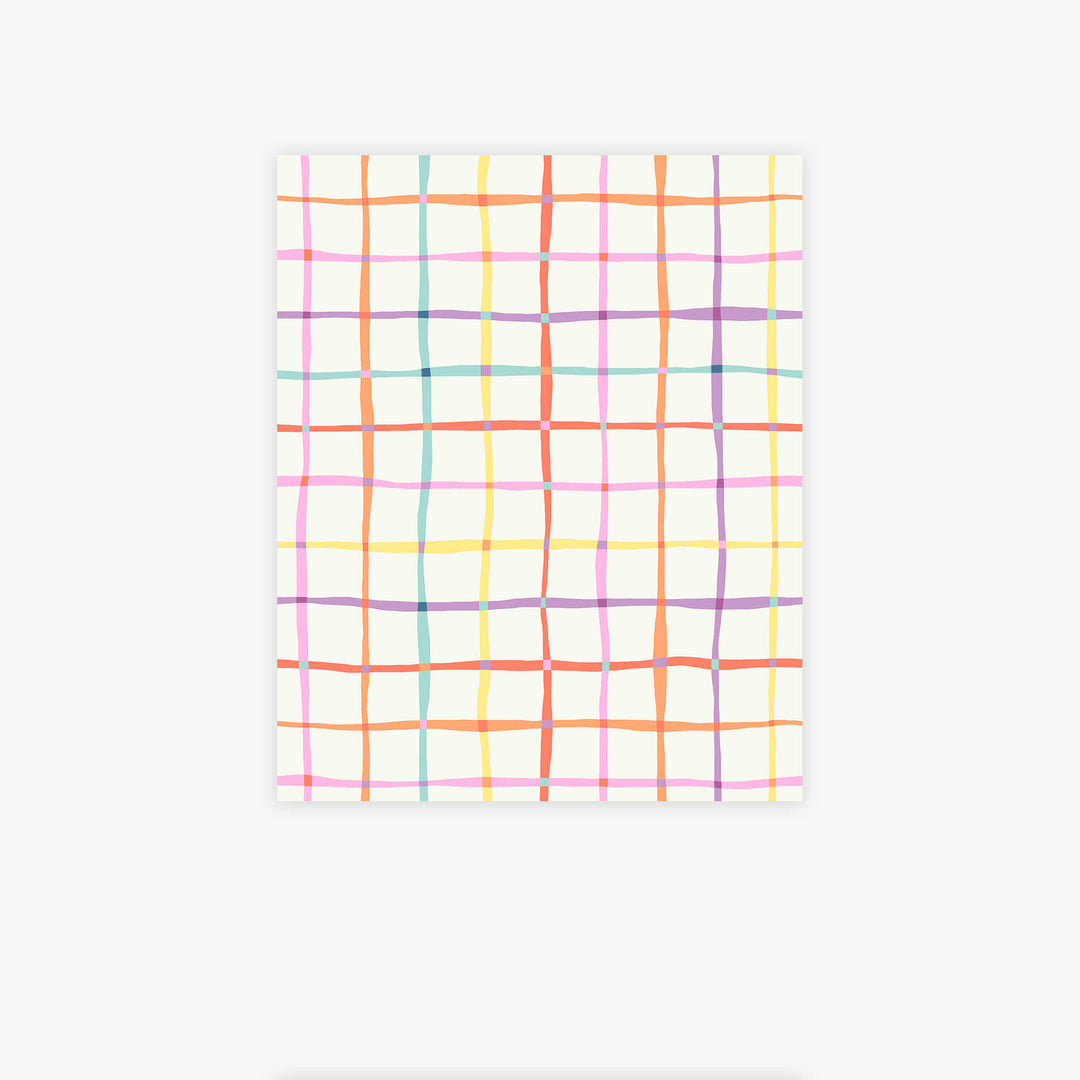 Next Rainbow Check Multi Wallpaper
