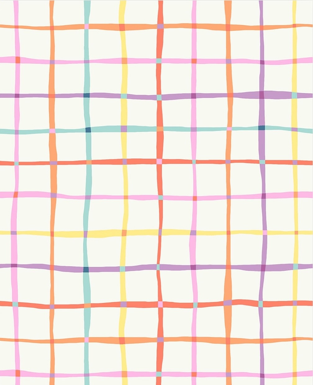 Next Rainbow Check Multi Wallpaper