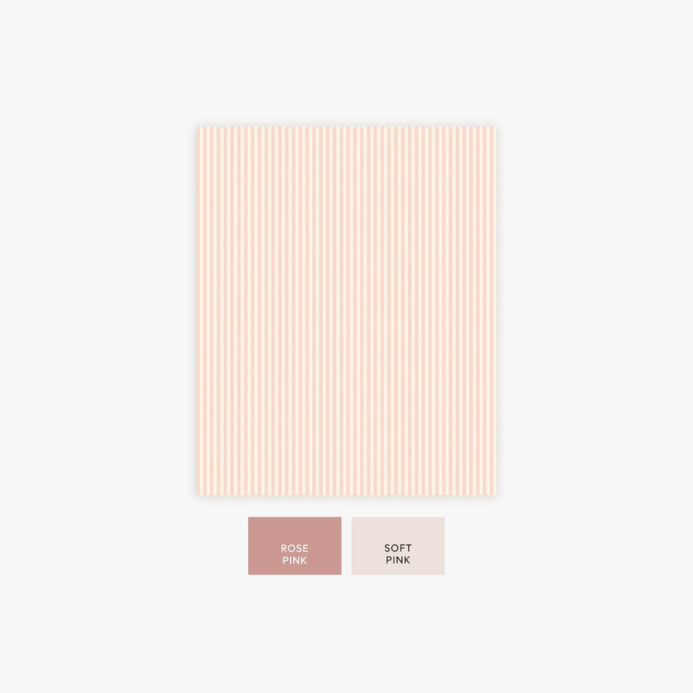Next Calm Stripe Pink Wallpaper