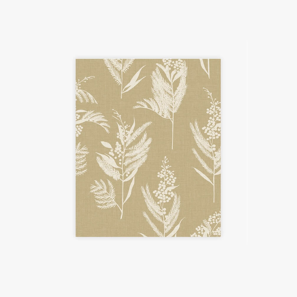 Next Equinox Leaf Khaki Wallpaper