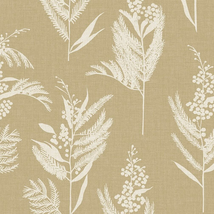 Next Equinox Leaf Khaki Wallpaper