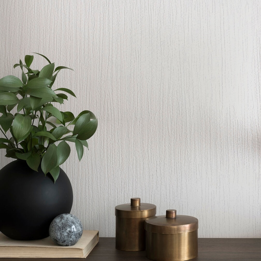 Superfresco White Grasscloth Paintable Wallpaper
