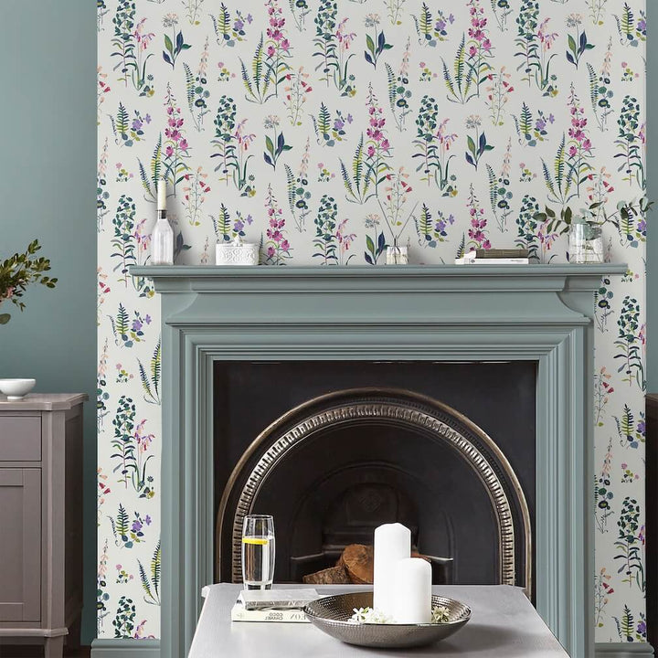 Laura Ashley Meadowville Sprigs Wallpaper