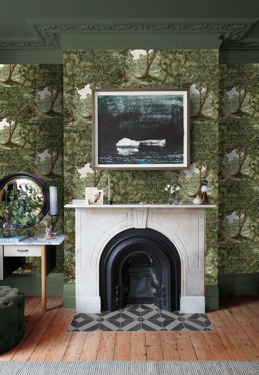 Graham & Brown Bodenham Spring Sage Wallpaper