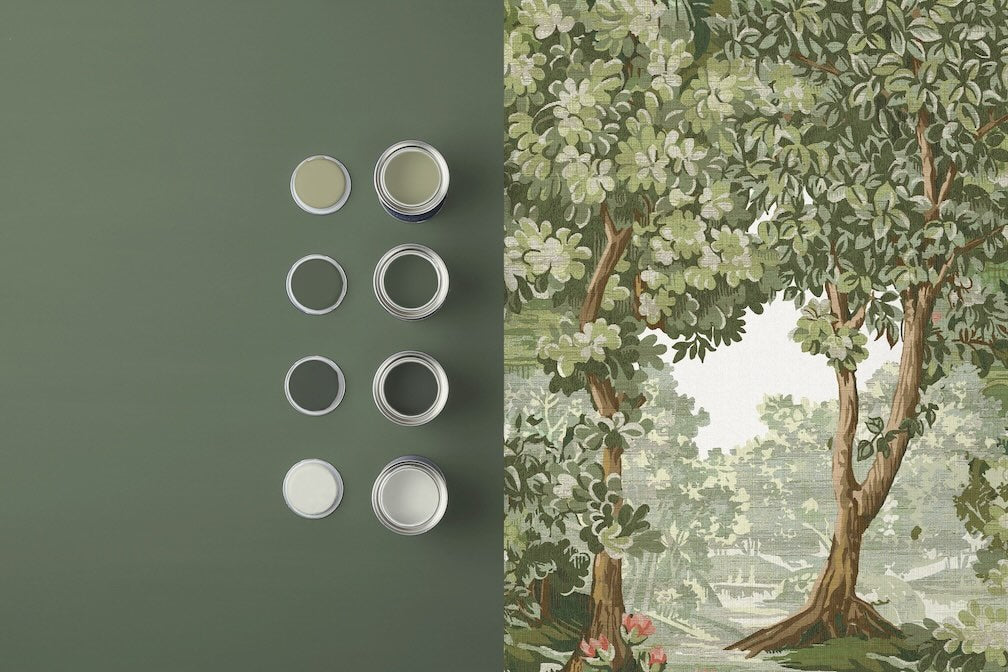 Graham & Brown Bodenham Spring Sage Wallpaper