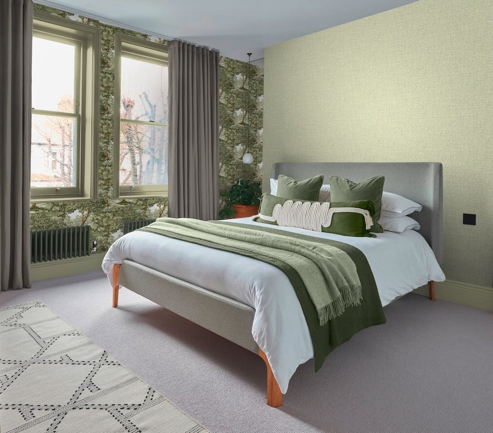 Graham & Brown Albion Texture Sage Wallpaper