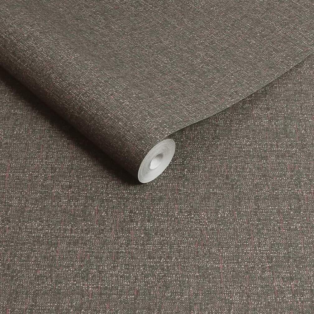 Graham & Brown Albion Texture Chocolate Wallpaper
