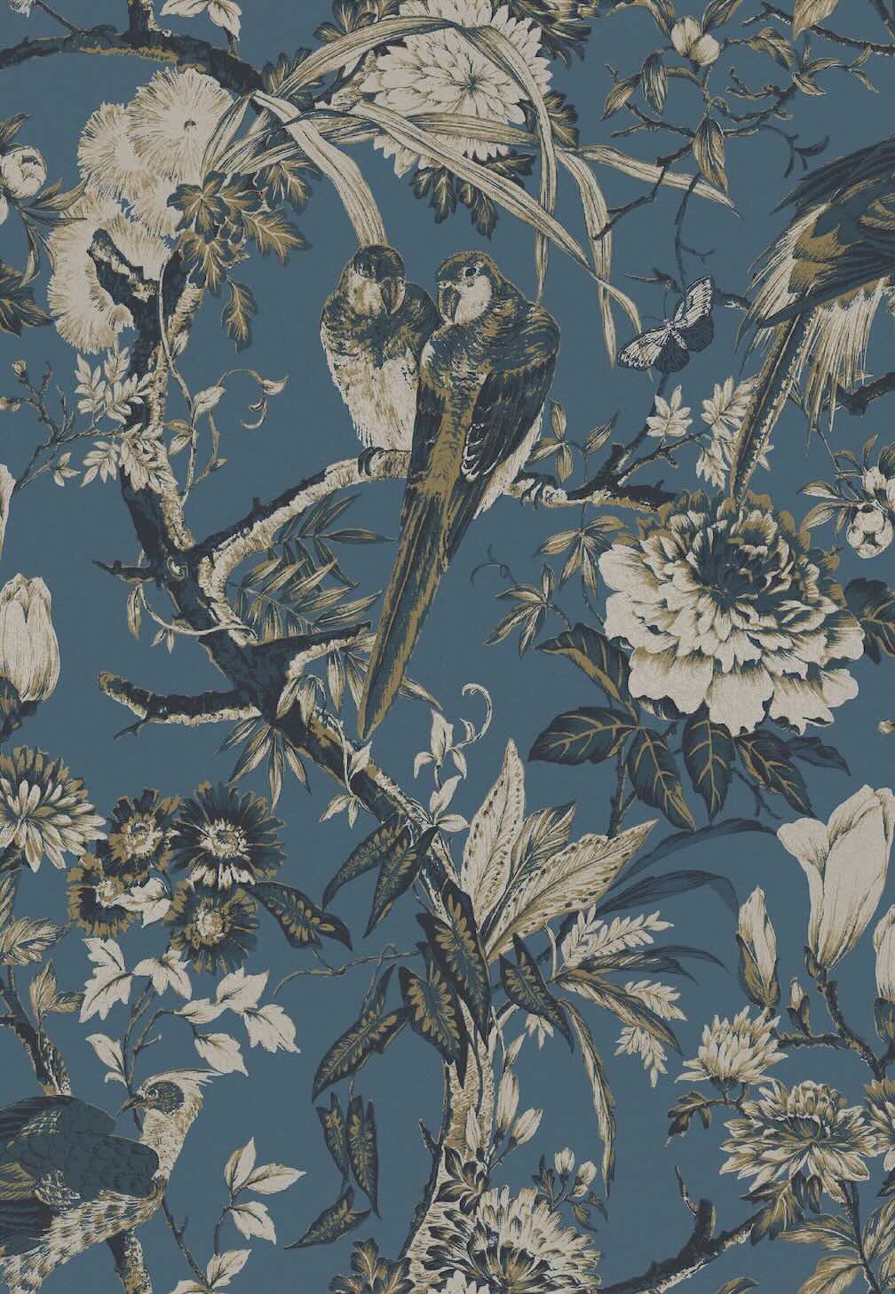Graham & Brown Perrow Blue Wallpaper