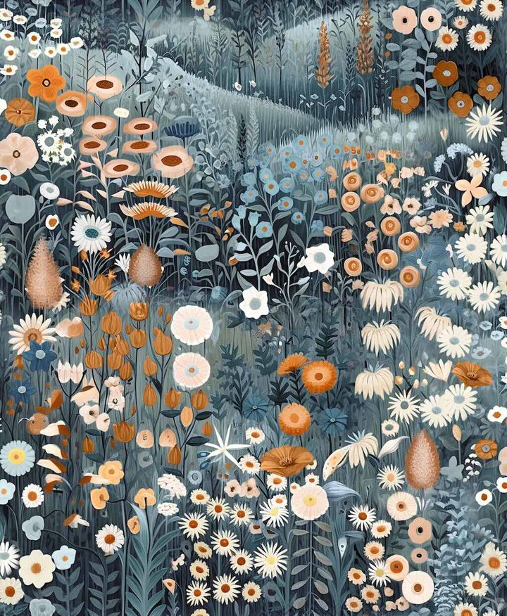 Graham & Brown Glenwhan Wildflower Midnight Wallpaper