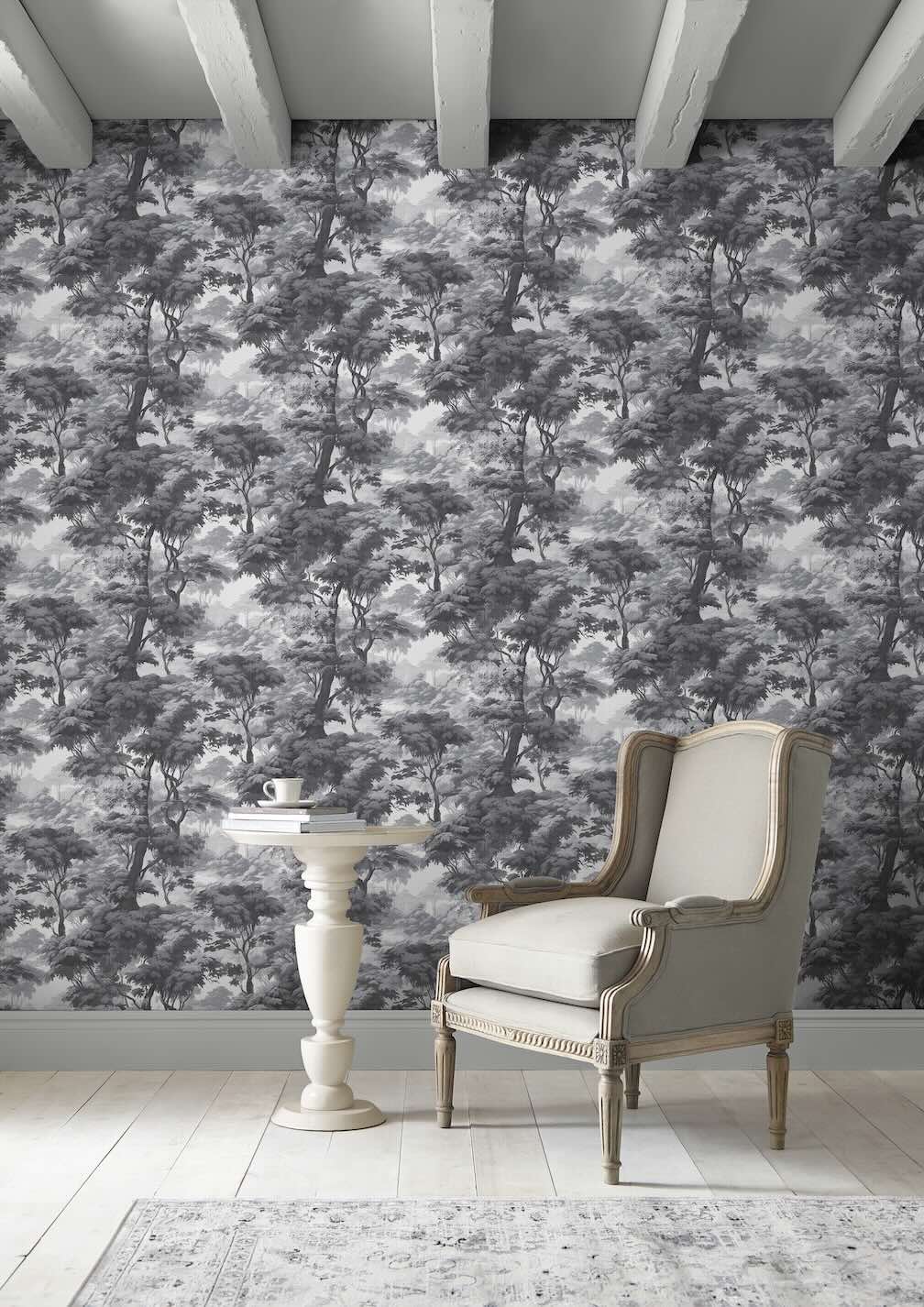 Graham & Brown Bobart's Garden Monochrome Wallpaper