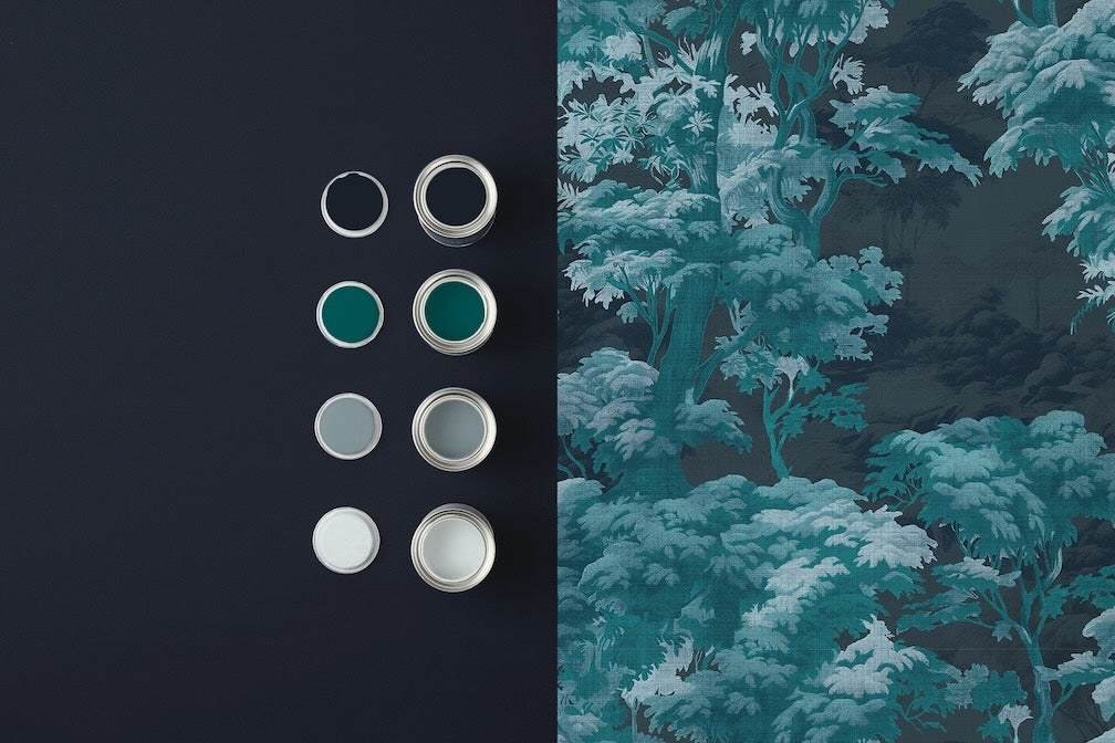 Graham & Brown Bobart's Garden Midnight Wallpaper