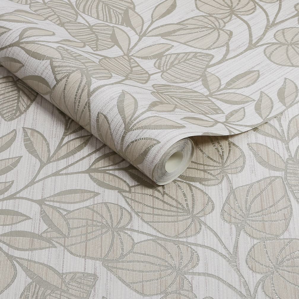 Superfresco Easy Linden Leaf Trail Sage Wallpaper