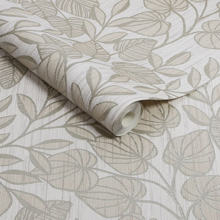 Superfresco Easy Linden Leaf Trail Sage Wallpaper