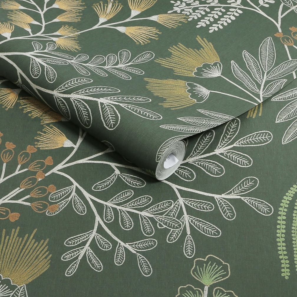 Superfresco Easy Richmond Forest Green Wallpaper