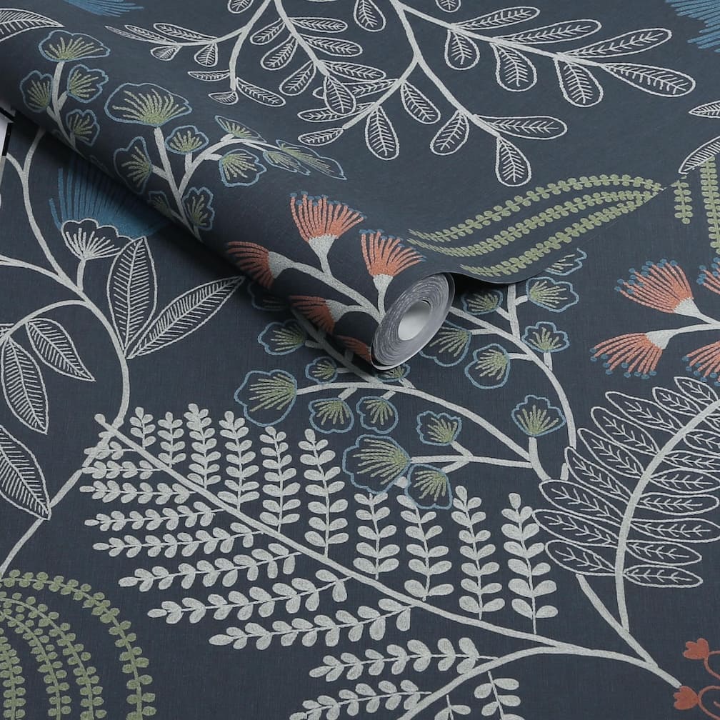 Superfresco Easy Richmond Navy Wallpaper