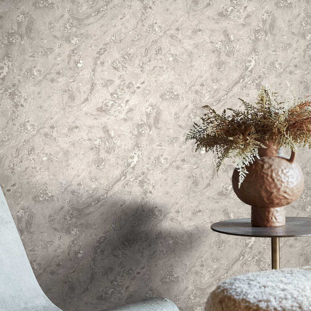 Abigail Ahern Boheme Marble Dove Wallpaper