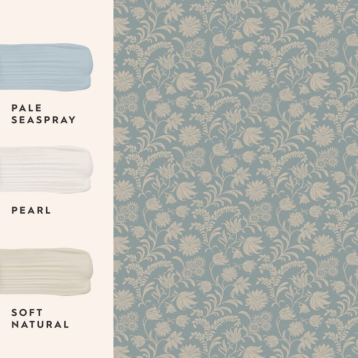 Laura Ashley Hemingway Seaspray Wallpaper