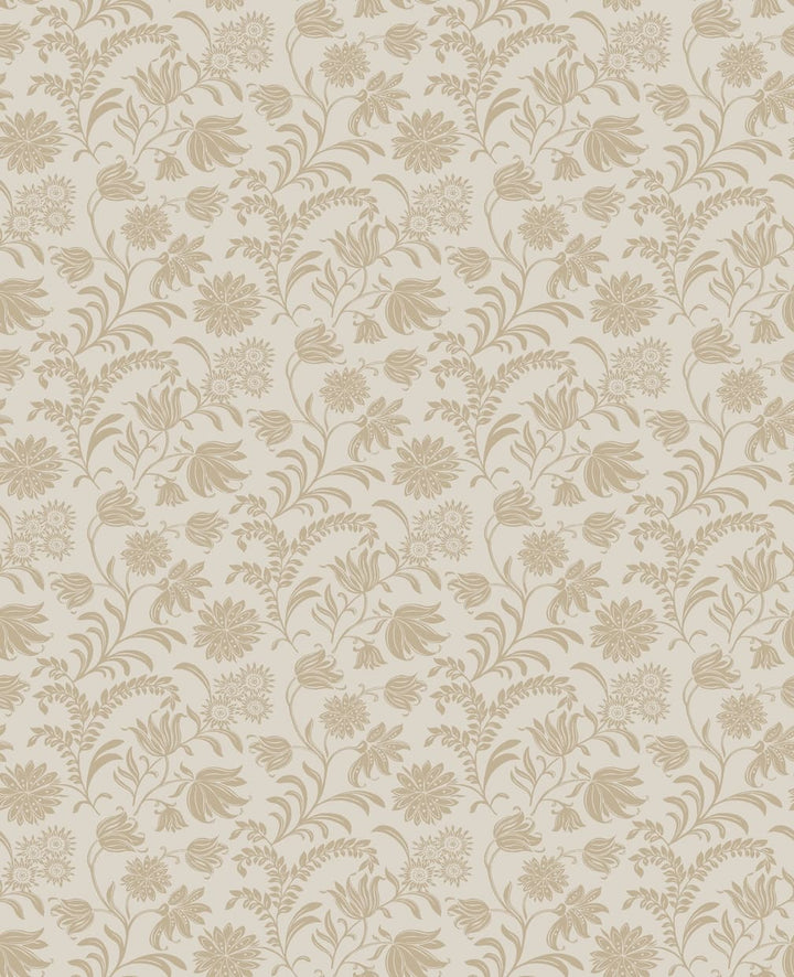 Laura Ashley Hemingway Caramel Wallpaper