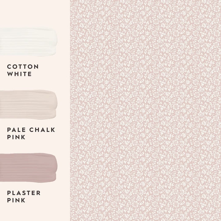 Laura Ashley Sweet Alyssum Plaster Pink Wallpaper