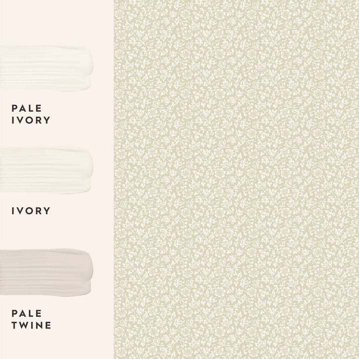 Laura Ashley Sweet Alyssum Twine Natural Wallpaper