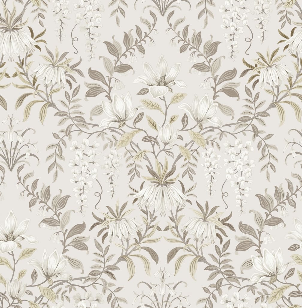 Laura Ashley Parterre Soft Natural Wallpaper