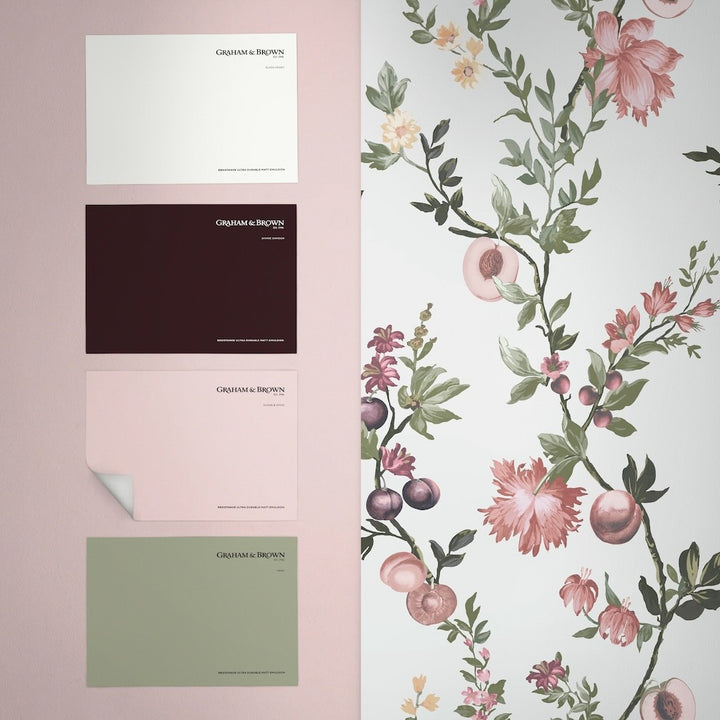 Graham & Brown Allurium Soft Pink Wallpaper
