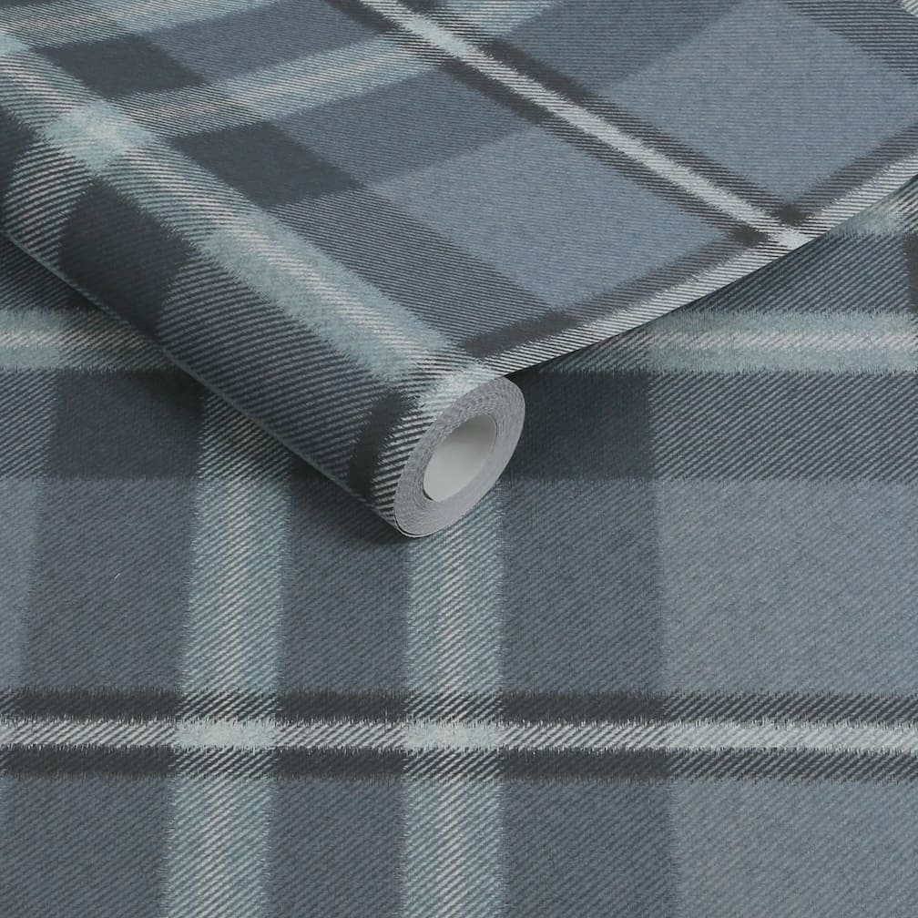 Superfresco Easy Eildon Weave Archival Blue Wallpaper