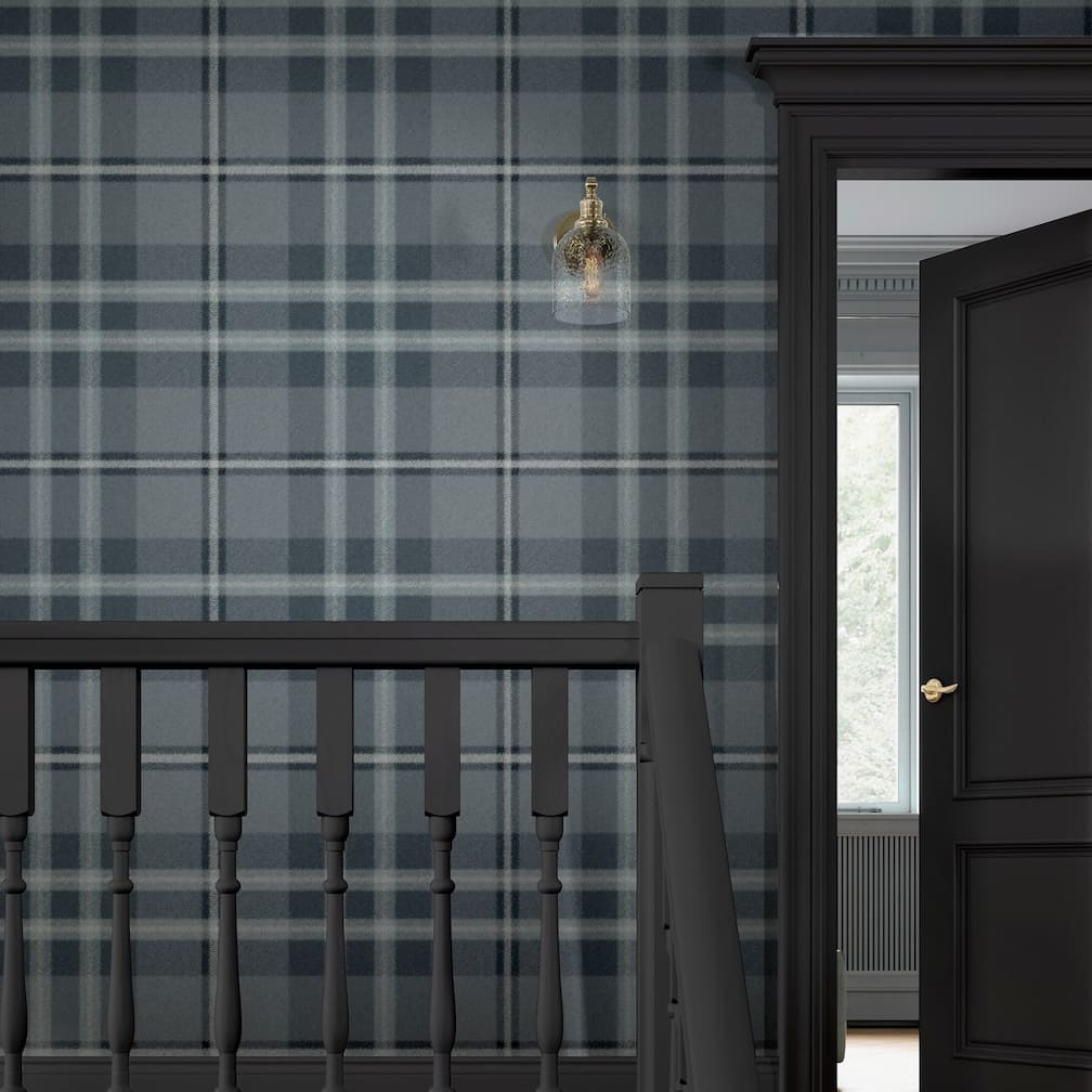 Superfresco Easy Eildon Weave Archival Blue Wallpaper