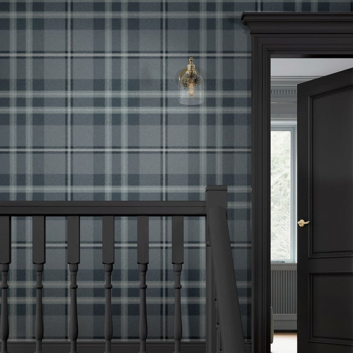 Superfresco Easy Eildon Weave Archival Blue Wallpaper