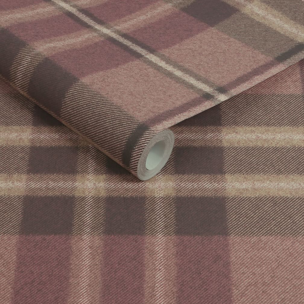Superfresco Easy Eildon Weave Thistle Wallpaper