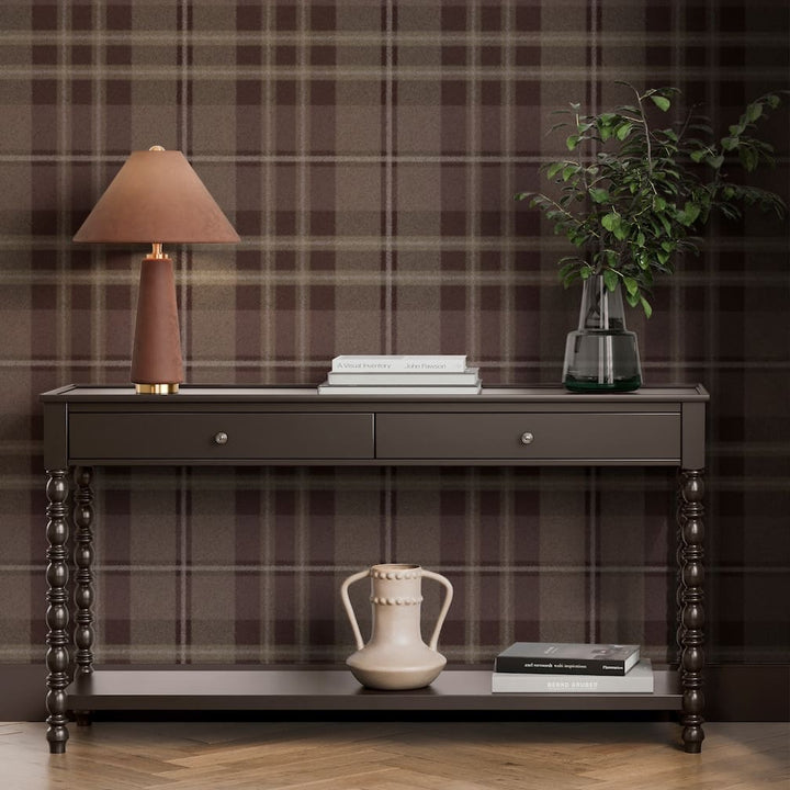 Superfresco Easy Eildon Weave Thistle Wallpaper
