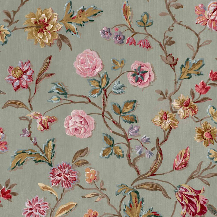 Laura Ashley Lingmell Trail Antique Green Wallpaper