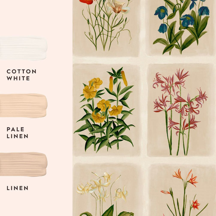 Laura Ashley Pershore Postcards Linen Wallpaper