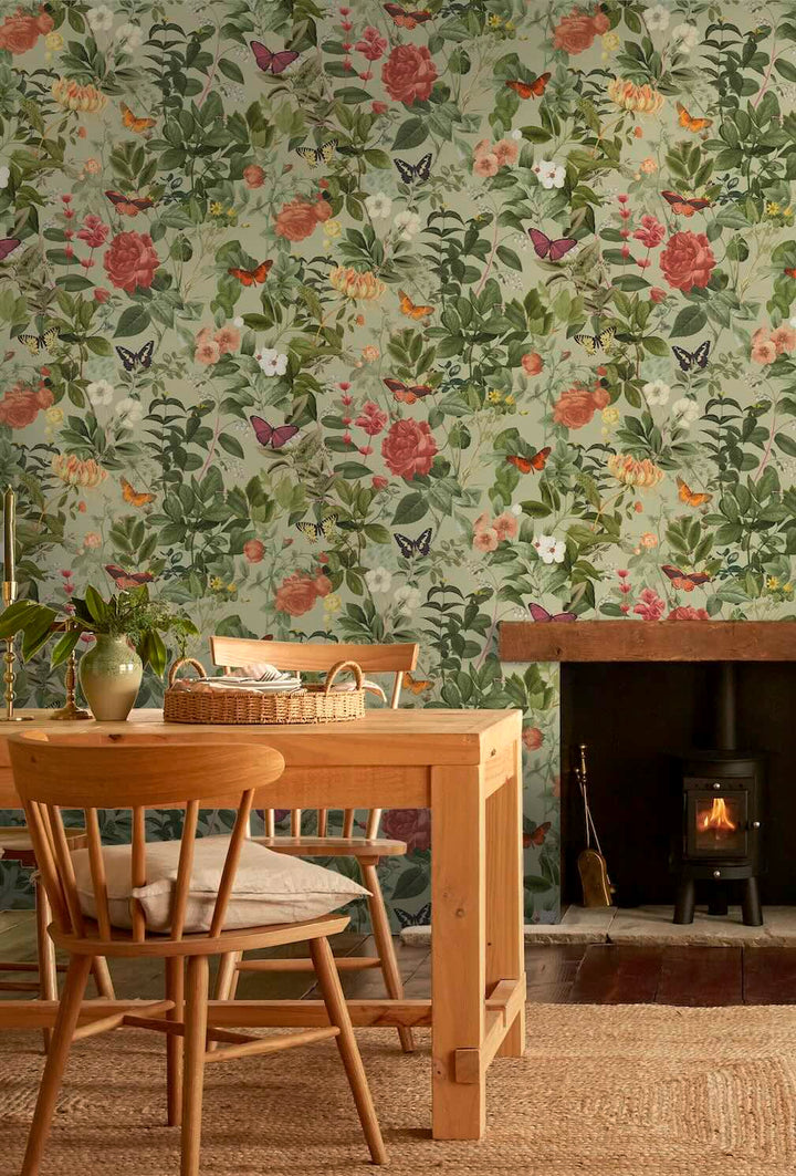 Graham & Brown Bodnant Garden Willow Wallpaper (Set of 2 Rolls)