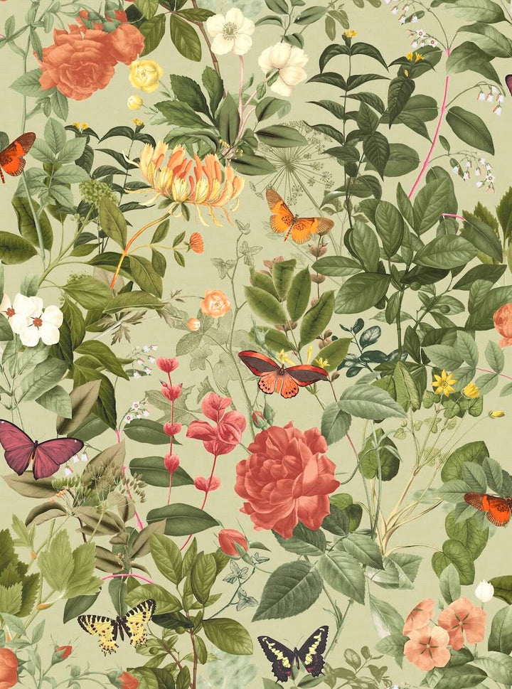 Graham & Brown Bodnant Garden Willow Wallpaper (Set of 2 Rolls)
