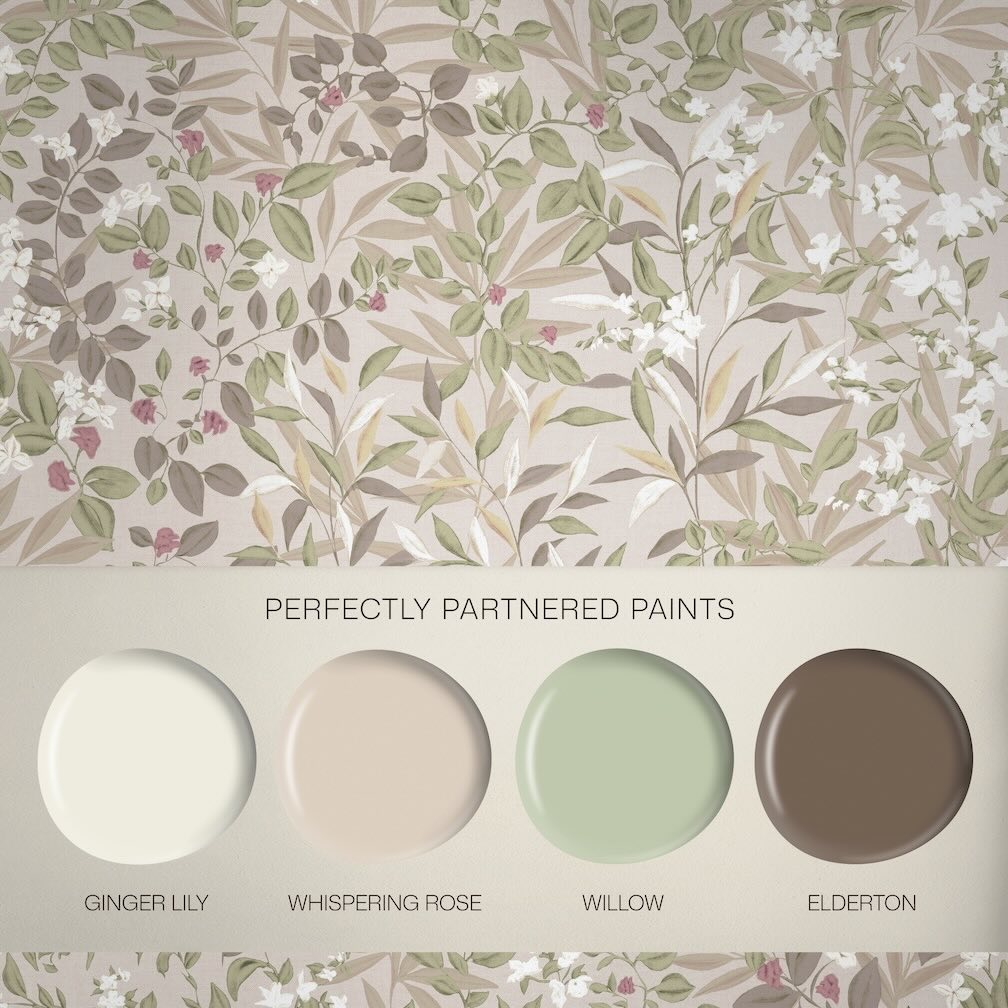 Graham & Brown Reverie Whispering Rose Wallpaper