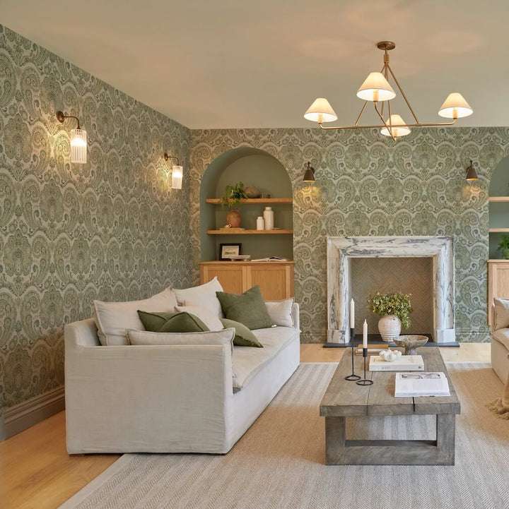 Graham & Brown Paisley Tapestry Willow Wallpaper