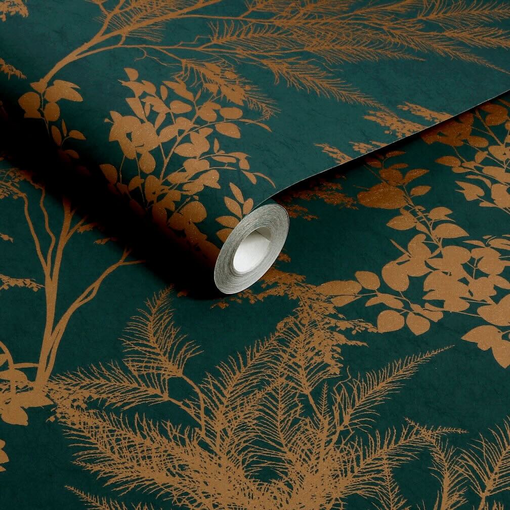 Graham & Brown Mystic Petrol Wallpaper