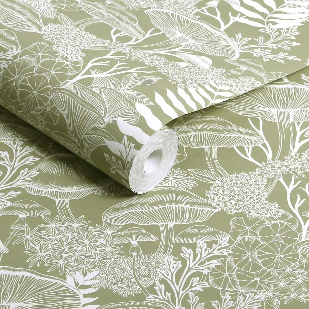 Graham & Brown Fungi Folklore Willow Wallpaper
