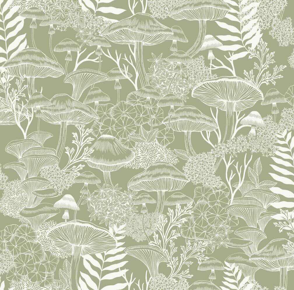 Graham & Brown Fungi Folklore Willow Wallpaper