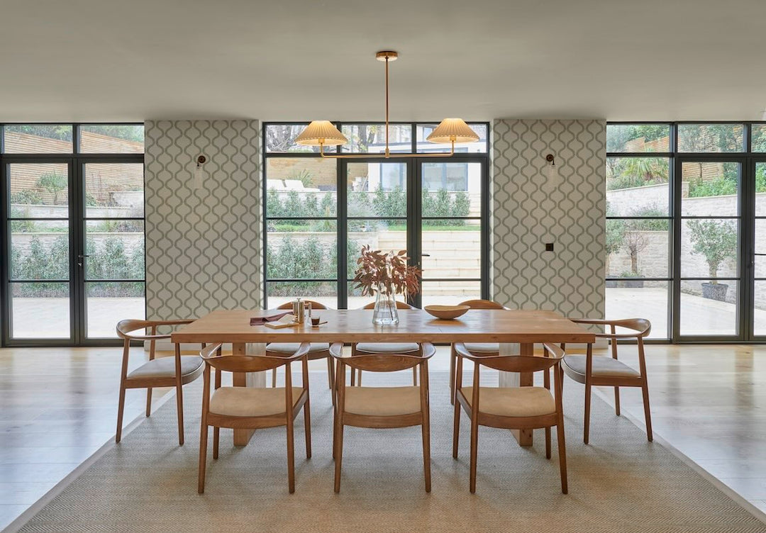 Graham & Brown Laurel Leaf Trellis Willow Wallpaper