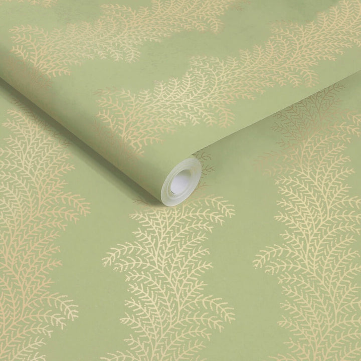 Graham & Brown Whispering Fern Dark Sage Wallpaper